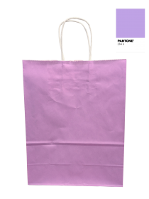 Papperskasse lila, papperspåse, kasse