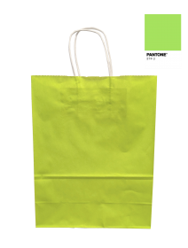 Papperskasse grön, papperspåse, kasse