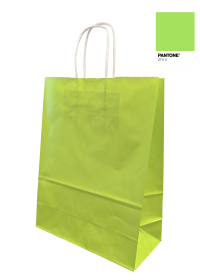 Papperskasse grön, papperspåse, kasse