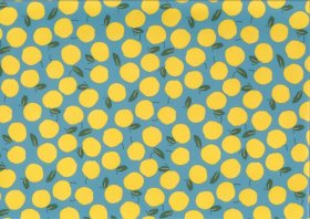 Presentpapper fruity yellow