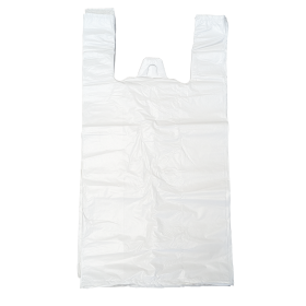 plastkasse vit, plastpåse