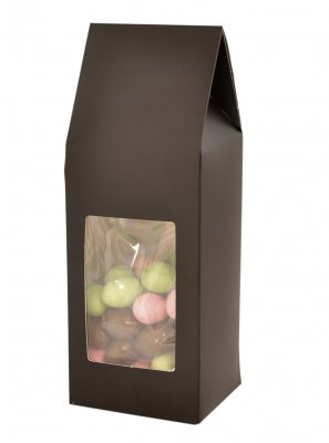 Påskartong med fönster svart